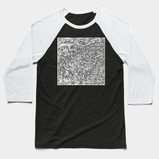 Nirmana Line Art Pattern Full Print Baseball T-Shirt